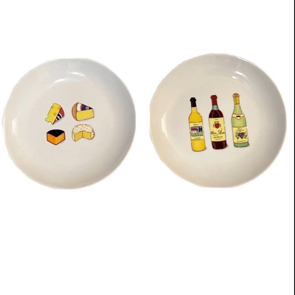 Nancy Green Set Of 2 appetizer Cheese Plate